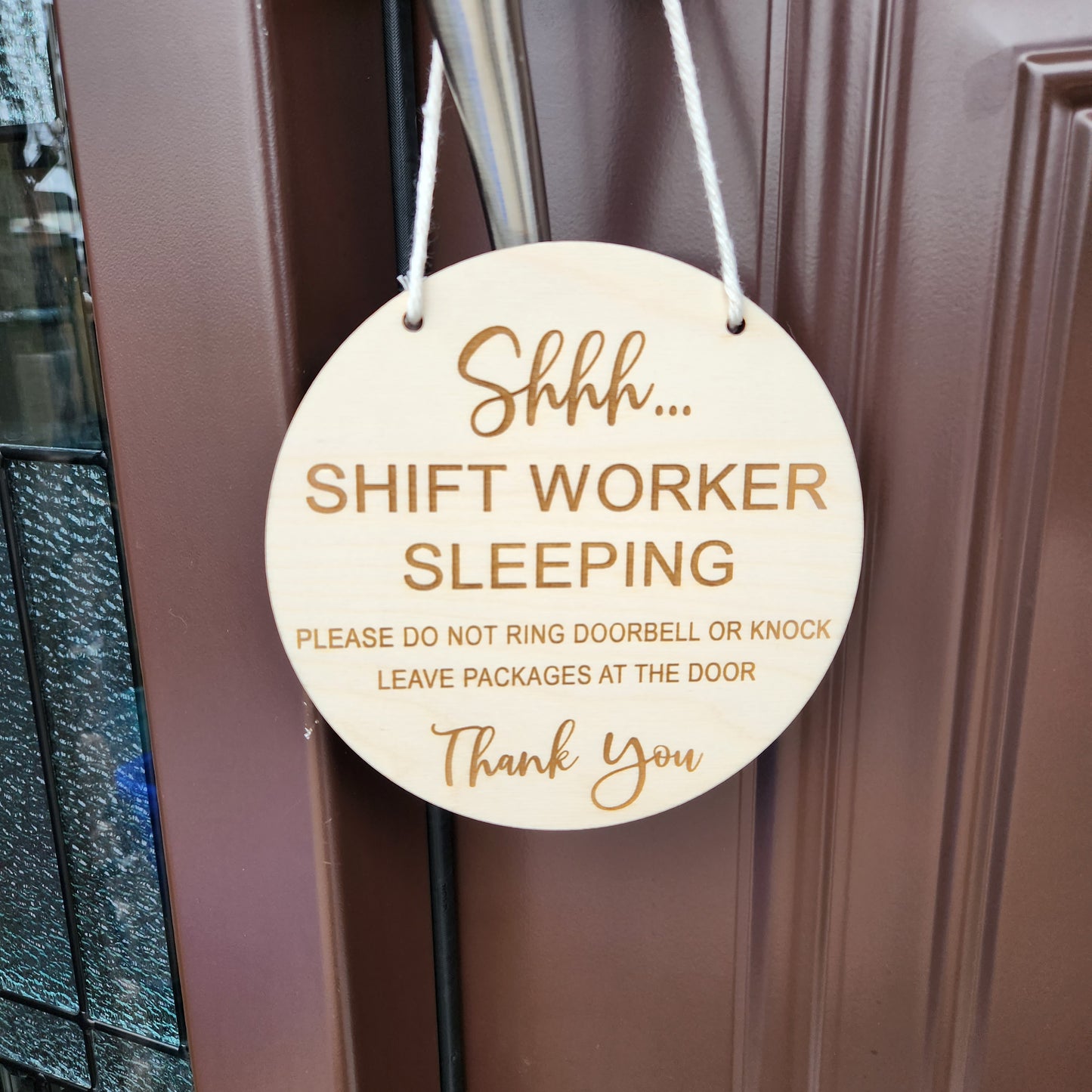 Shh Door Sign - Shift Worker