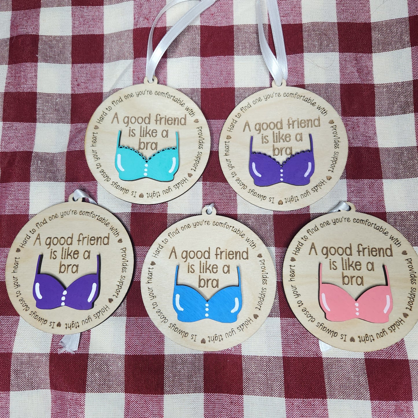 A Good Friend Is Like A Bra Ornament