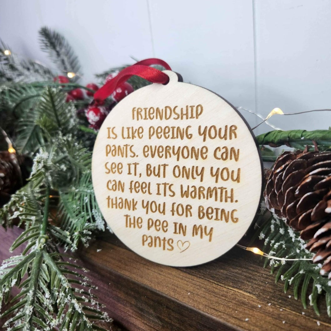 Funny Friendship Ornament