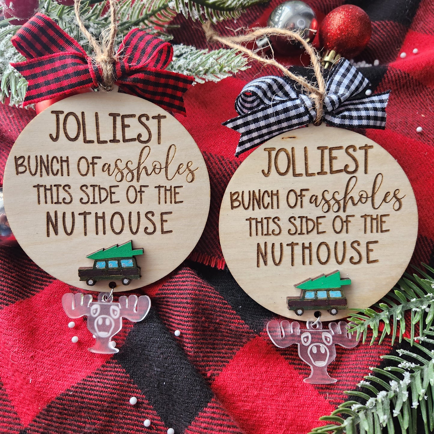Jolliest Bunch of Assholes Ornament