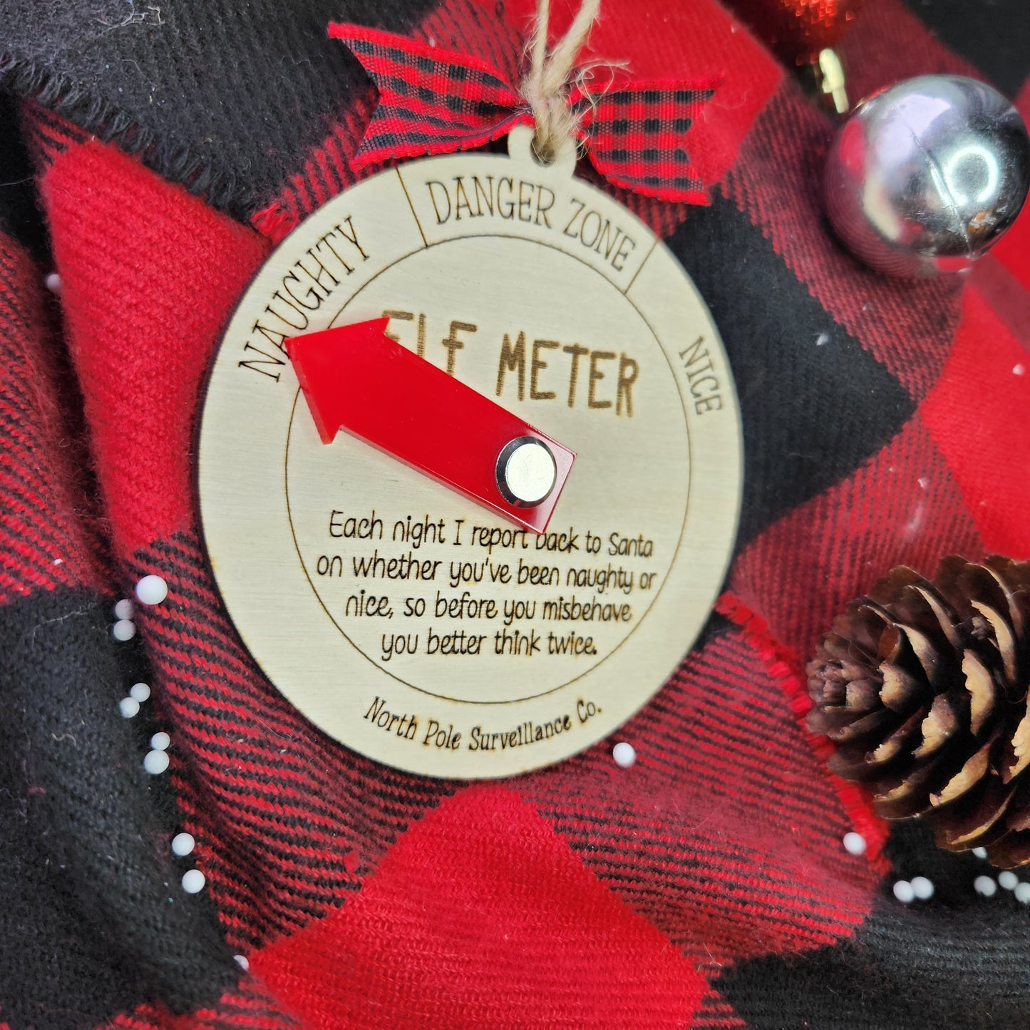 Elf Behaviour Meter Ornament