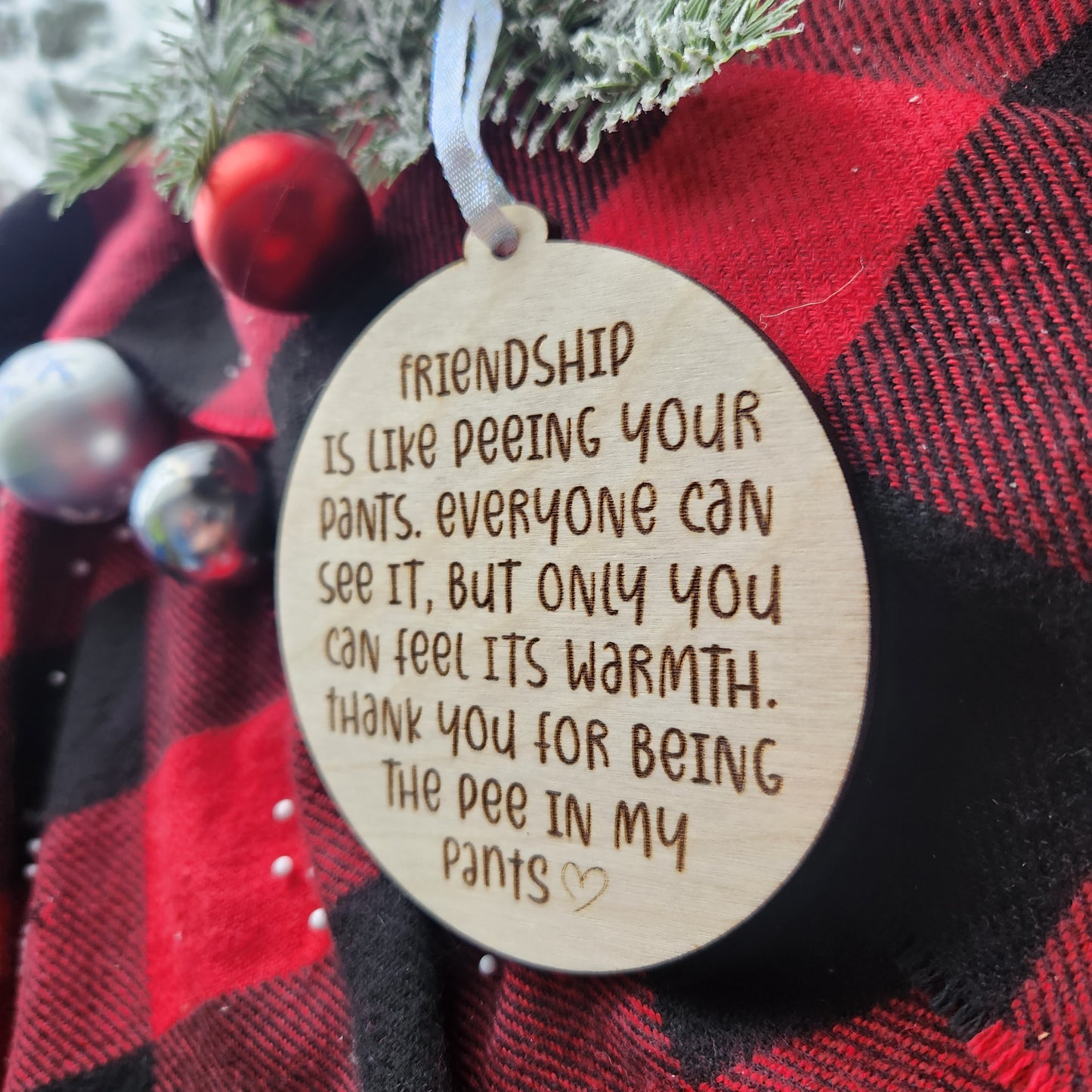 Funny Friendship Ornament