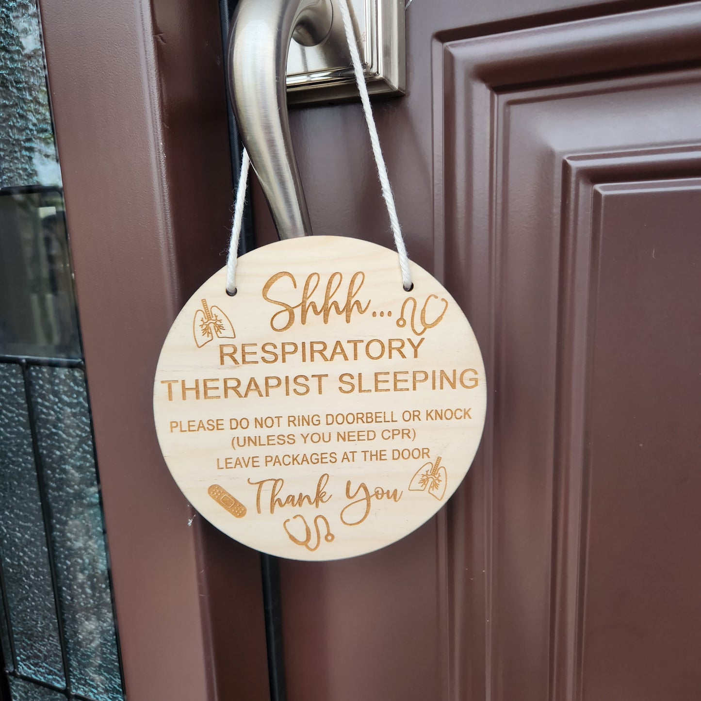 Shh Door Sign - Respiratory Therapist