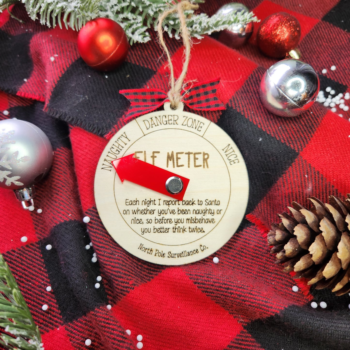 Elf Behaviour Meter Ornament