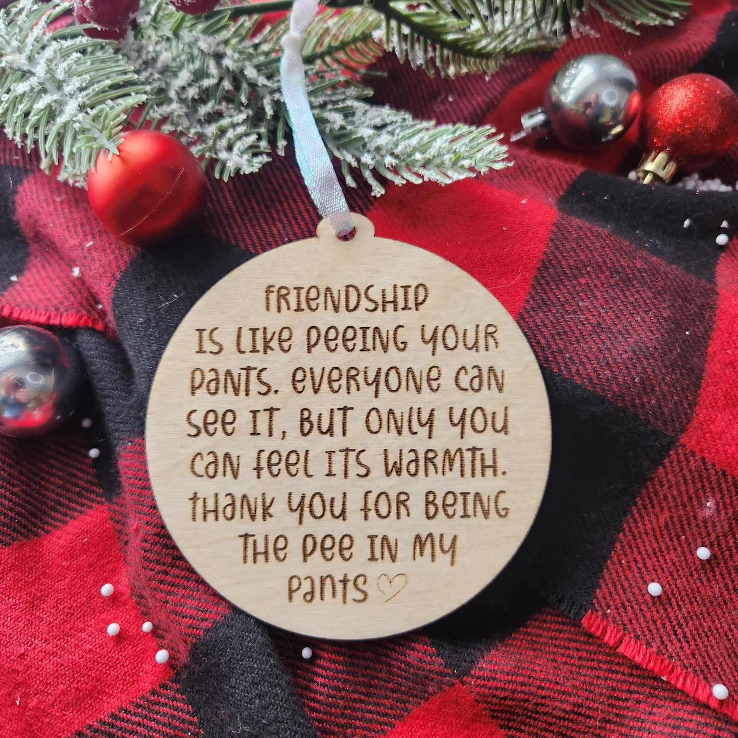 Funny Friendship Ornament