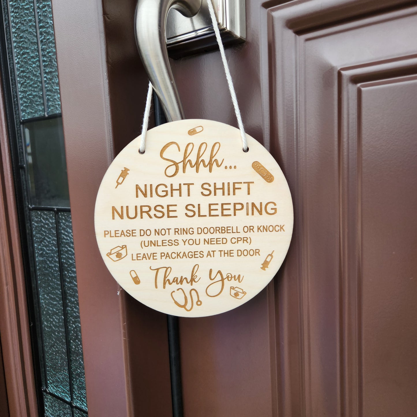 Shh Door Sign - Nurse